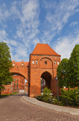 Gdanisko tower (XIV c.) of Teutonic Order castle. Torun, Poland © joymsk