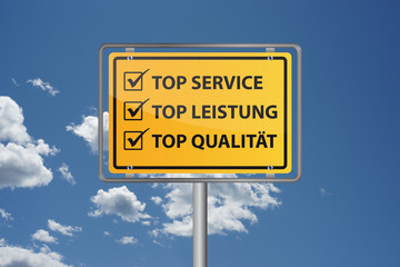 Top Service - Top Leistung - Top Qualität