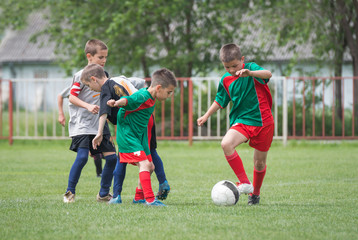 Obraz premium kids' soccer