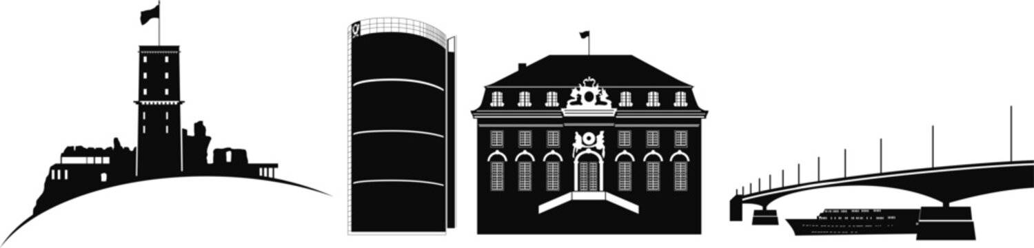 Bonn_Deutschland_Skyline_Silhouette