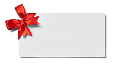ribbon bow card note chirstmas celebration greeting