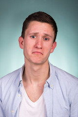 Fototapeta premium unglücklicher blick