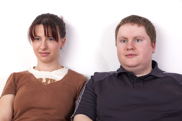 Man and woman as a happy couple