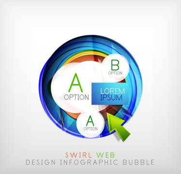 Circle web design bubble | infographic elements