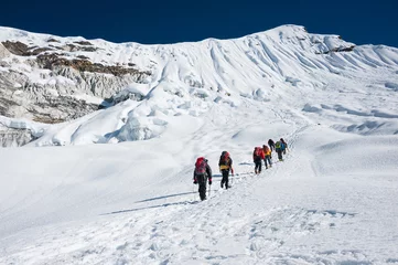 Poster Eilandpiek (Imja Tse) klimmen, Everest-regio, Nepal © ykumsri