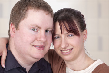 Man and woman as a happy couple