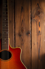 Fototapeta premium country and western guitar