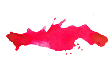 Abstract art watercolor splash watercolor drop