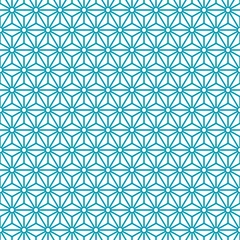 Retro Seamless Pattern Stars Blue © Jan Engel