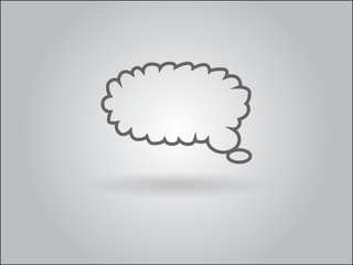 Flat  icon of a communication