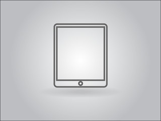 Flat icon of touchpad