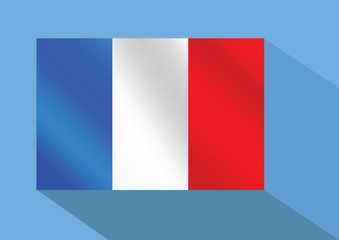 France Flag. illustration