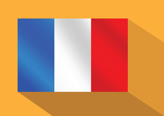 France Flag. illustration