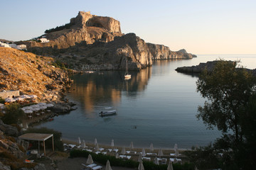 Lindos Acropolis Rhodes Island Dodecanese Greece 35