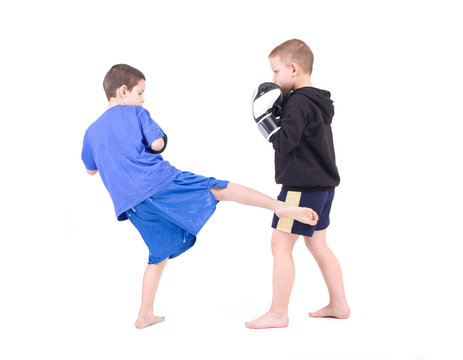 Kids Kickboxing Fight