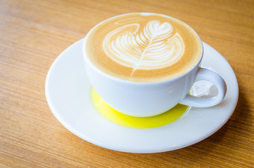 Latte coffee