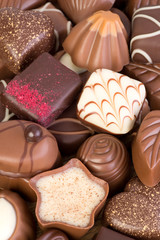Assortment of fine chocolates