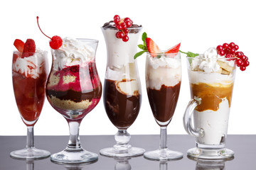 Parfait - layered desserts