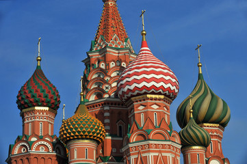 Fototapeta na wymiar Moscow dome- Russian landmark on Red square