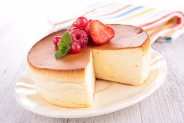 cheesecake and berry