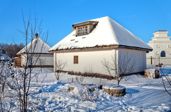 Украинские дома. Парк Этномир. Россия, Калужская область