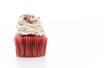 Cupcakes isolated on white background