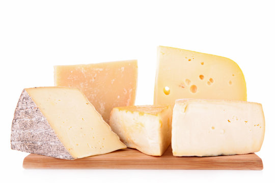 assortment of cheese