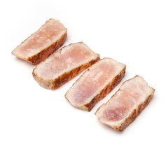 Cooked crocodile meat