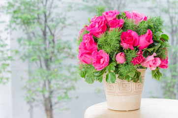 Fototapeta na wymiar Rose bouquet