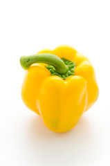 Yellow pepper isolated on white