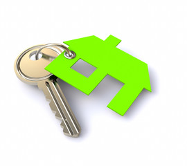 3D Key chain house