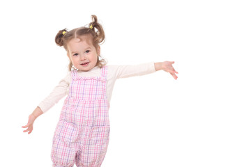 Portrait of a beautiful little girl.