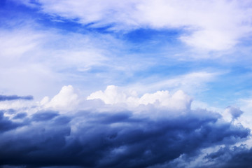 Obraz premium Fluffy Cloud and Atmospheric
