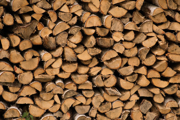 Holzstapel, Brennholz