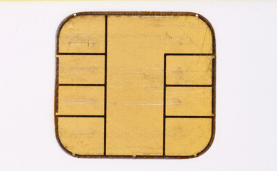 used credit card micro chip