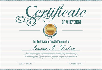 Certificate template