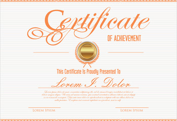 Certificate template