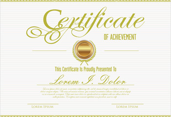 Certificate template