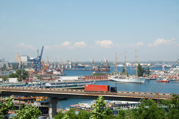 Fototapeta na wymiar Portu Odessa