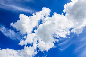 Blue Sky with Clouds Photo