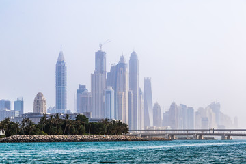 Fototapeta premium Dubai Marina cityscape, UAE