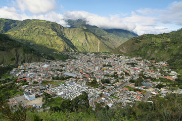 Fototapeta na wymiar City of Banos, Ecuador
