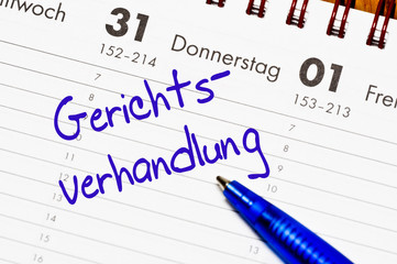 Gerichtsverhandlung