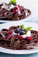Chocolate pasta