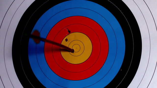 Arrow shooting at the target