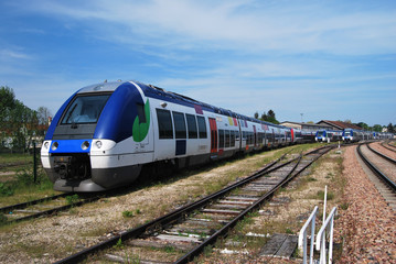 Train de banlieue région parisienne