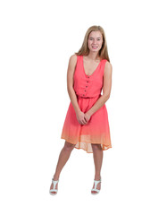 Beautiful Woman in a dress