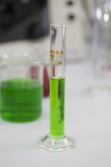 Test tubes in laboratory