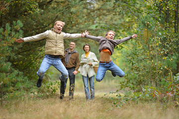 Nice happy family