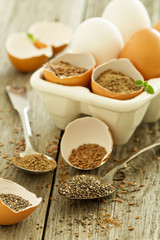 Natural egg replacers